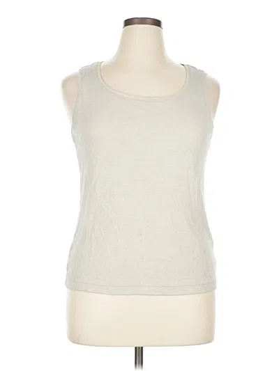 Pre-owned Chico's Sleeveless T-shirt In Silver