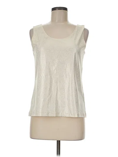 Pre-owned Chico's Sleeveless T-shirt In Silver