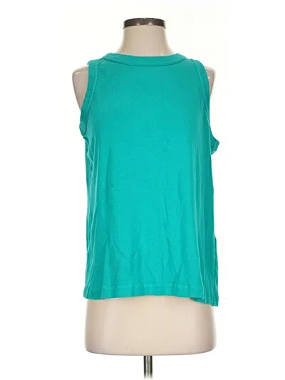 Pre-owned Chico's Sleeveless T-shirt In Teal