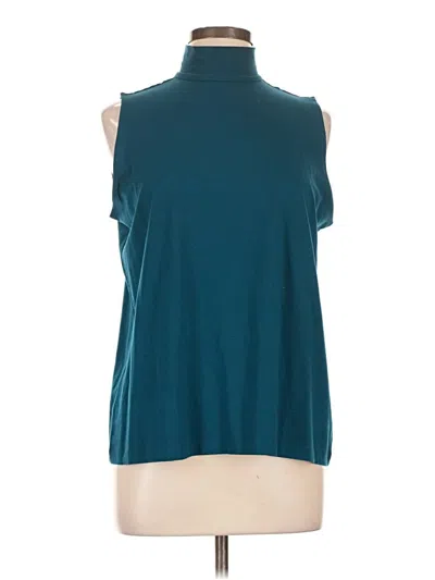 Pre-owned Chico's Sleeveless T-shirt In Teal