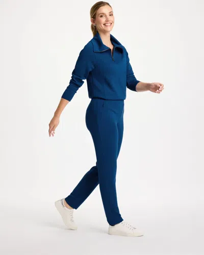 Chico's Soft Hollywood Waist Pants In Blue In Royal Blue