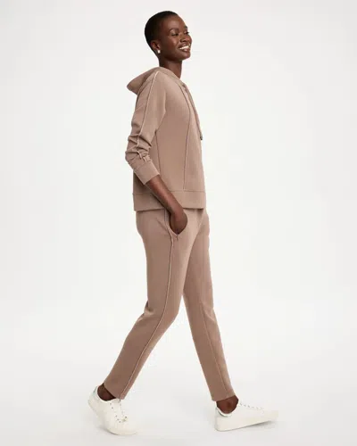 Chico's Soft Tapered Ankle Pants In Taupe In Urban Taupe