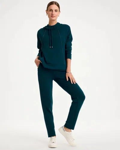 Chico's Soft Tapered Ankle Pants In Teal Shadow