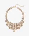 Chico's Sparkle Lace Bib Necklace |  In Gold