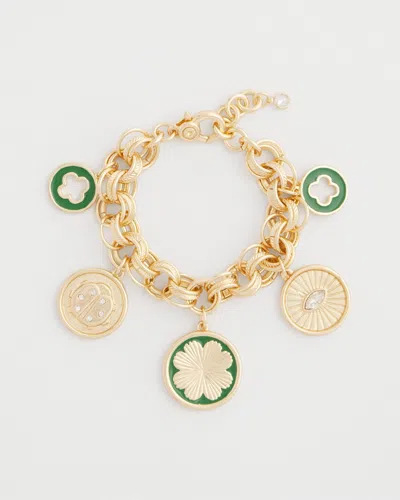 Chico's St. Patrick's Charm Bracelet |  In Green