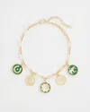 Chico's St. Patrick's Day Charms Necklace |  In Green