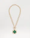 Chico's St. Patrick's Day Single Strand Convertible Necklace |  In Green