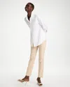 Chico's Striped Brigitte Slim Pull-on Ankle Pants In Tan In Canella Tan