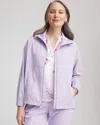 Chico's Striped Jacket In Purple