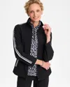 Chico's Stud Trim Jacket In Black In Black