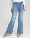 Chico's Super-soft Flare Jeans In Medium Wash Denim Size 10 |  In Medium Wash Denim