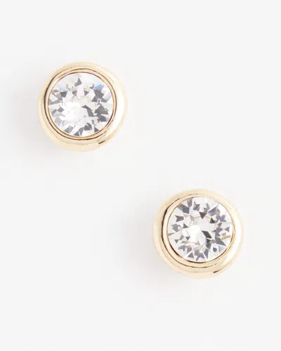 Chico's Swarovski© Crystal Stud Earrings |  In Gold