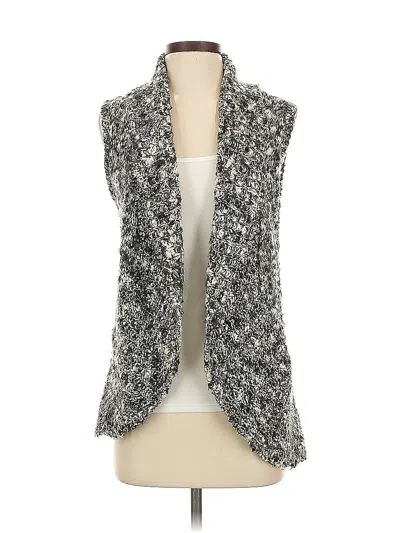 Pre-owned Chico's Sweater Vest In Black