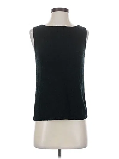 Pre-owned Chico's Sweater Vest In Black