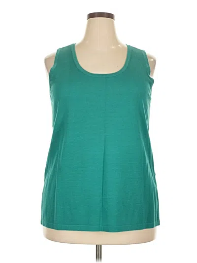 Pre-owned Chico's Sweater Vest In Blue