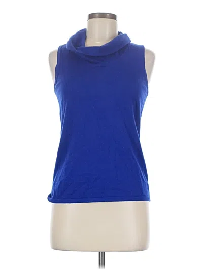 Pre-owned Chico's Sweater Vest In Blue