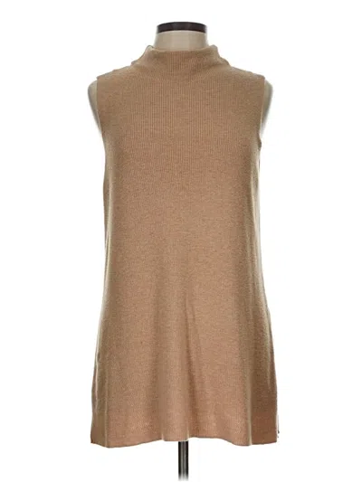 Pre-owned Chico's Sweater Vest In Brown