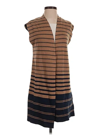 Pre-owned Chico's Sweater Vest In Brown