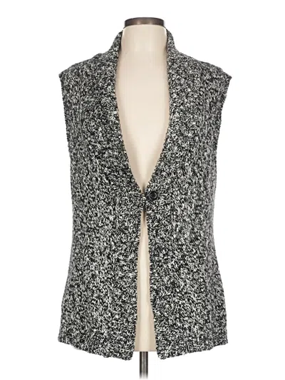 Pre-owned Chico's Sweater Vest In Gray