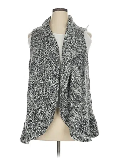Pre-owned Chico's Sweater Vest In Gray