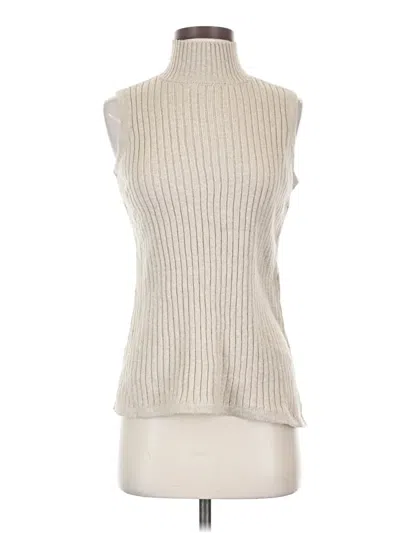 Pre-owned Chico's Sweater Vest In Ivory