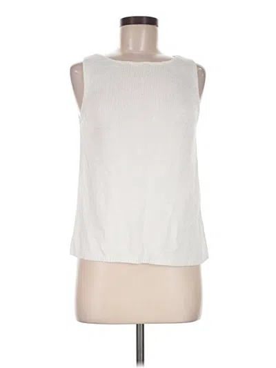 Pre-owned Chico's Sweater Vest In Ivory