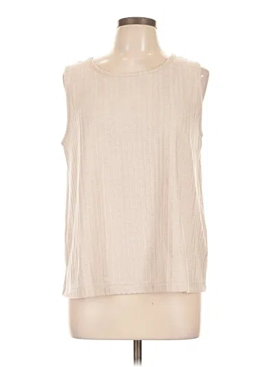Pre-owned Chico's Sweater Vest In Tan