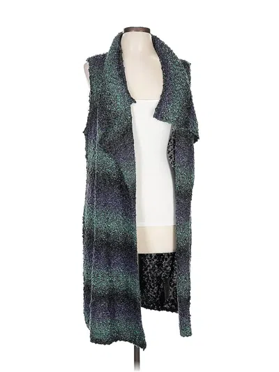 Pre-owned Chico's Sweater Vest In Teal