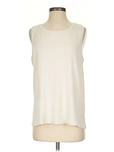 Pre-owned Chico's Sweater Vest In White