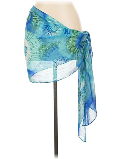 Pre-owned Chico's Swimsuit Cover Up In Blue