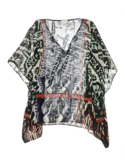 Pre-owned Chico's Swimsuit Cover Up In Gray