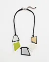Chico's Sylca X  Short Stori Statement Necklace In Multi