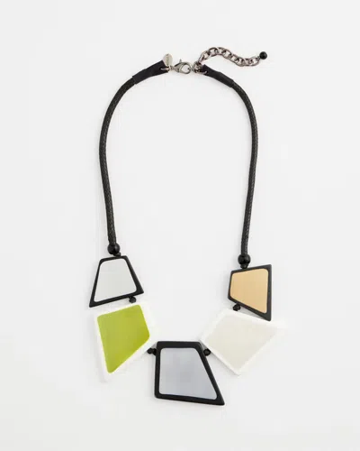 Chico's Sylca X  Short Stori Statement Necklace In Multi