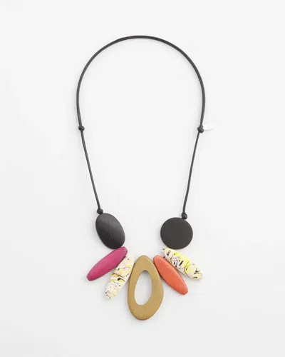 Chico's Sylca X  Tiana Modified Bib Necklace In Multi