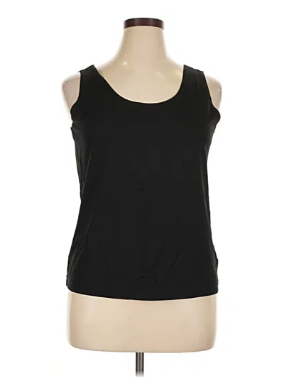 Pre-owned Chico's Tank Top Black Halter Neckline Tops