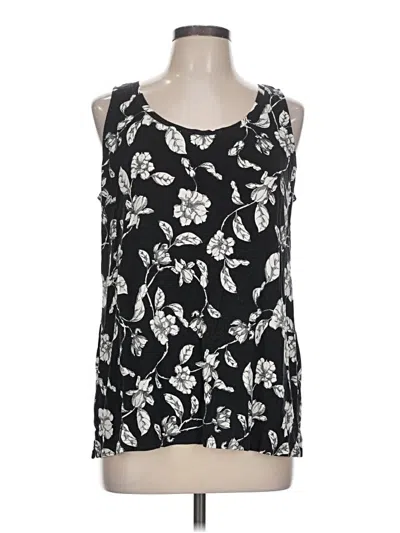 Pre-owned Chico's Tank Top Black Halter Neckline Tops