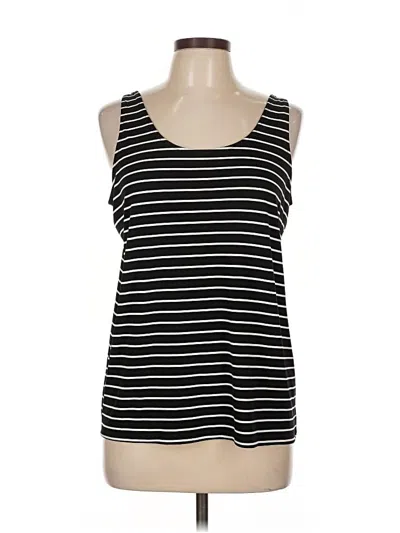Chico's Tank Top Black Strapless Neckline Tops