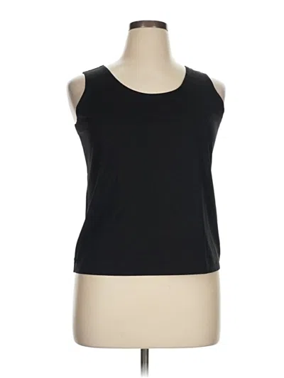 Pre-owned Chico's Tank Top Black Strapless Neckline Tops