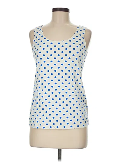 Pre-owned Chico's Tank Top Blue Square Neckline Tops