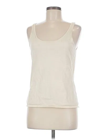 Pre-owned Chico's Tank Top Ivory Strapless Neckline Tops