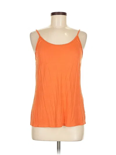 Pre-owned Chico's Tank Top Orange Halter Neckline Tops