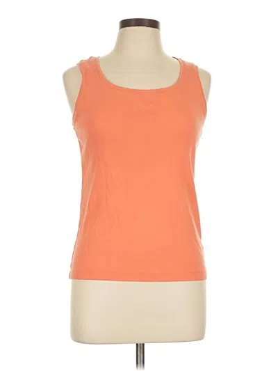 Pre-owned Chico's Tank Top Orange Halter Neckline Tops