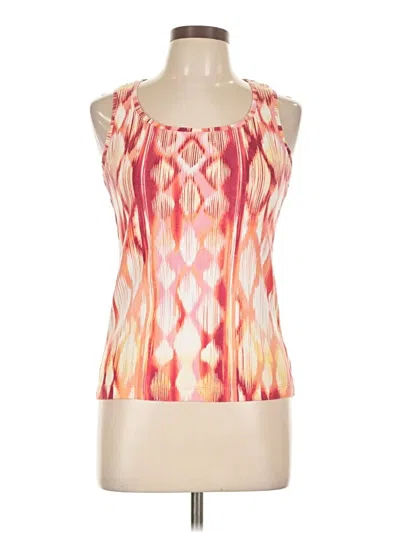 Pre-owned Chico's Tank Top Pink Halter Neckline Tops