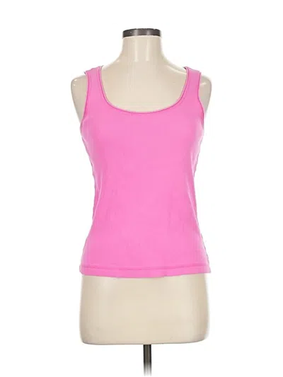 Pre-owned Chico's Tank Top Pink Strapless Neckline Tops