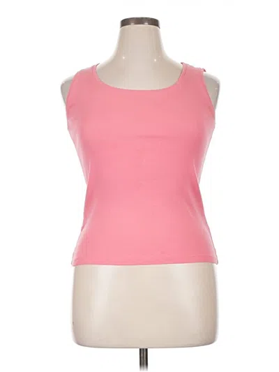 Pre-owned Chico's Tank Top Pink Strapless Neckline Tops