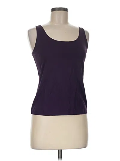 Pre-owned Chico's Tank Top Purple Strapless Neckline Tops