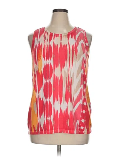 Pre-owned Chico's Tank Top Red Halter Neckline Tops