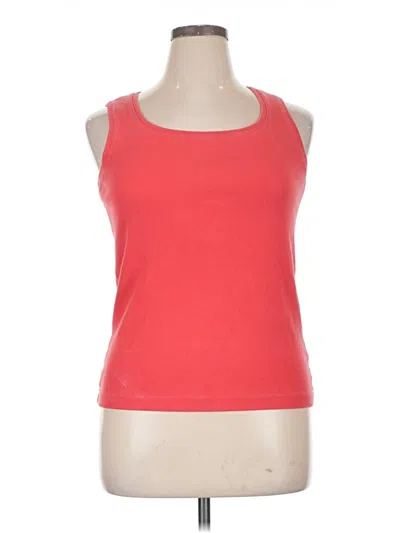 Pre-owned Chico's Tank Top Red Halter Neckline Tops