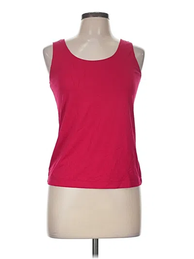 Pre-owned Chico's Tank Top Red Halter Neckline Tops