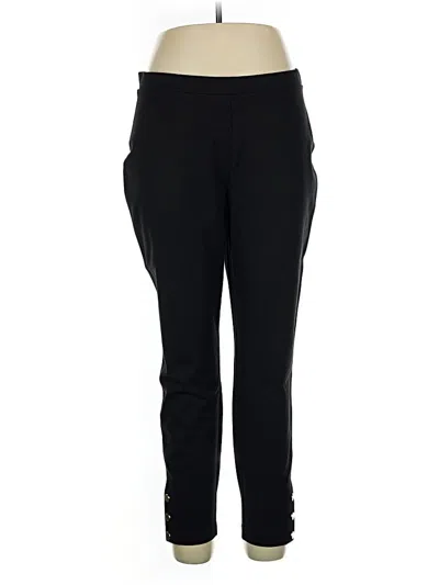 Pre-owned Chico's Track Pants In Black